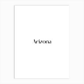 Arizona city. Art Print