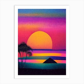 The Bohol Sunset Art Print