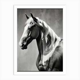 Horse Portrait Art Print