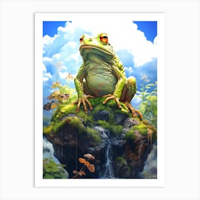 Frog In The Forest 1 Art Print