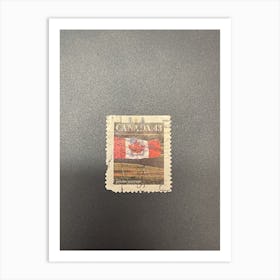 Canadian Flag Art Print