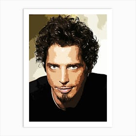 Audioslave Chris Cornell 2 Art Print