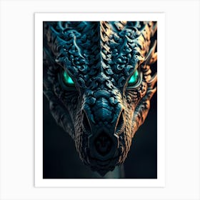 Dragon Head 2 Art Print