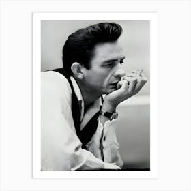 Johnny Cash Portrait Art Print