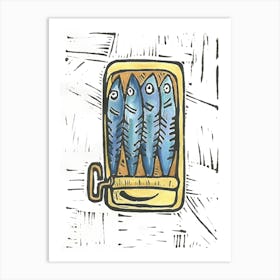 Sardines In A Tin Art Print