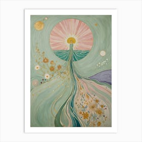 Water Goddess Art Print