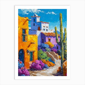 mexico acrylic painting Art Print