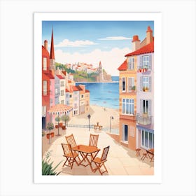 Santander Spain 8 Illustration Art Print