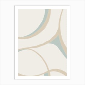 Neutral Twirl, Art, Home, Kitchen, Bedroom, Living Room, Decor, Style, Abstract, Wall Print Art Print