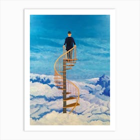 View From Above The Clouds Art Print