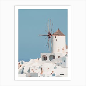 Mykonos Windmills Art Print