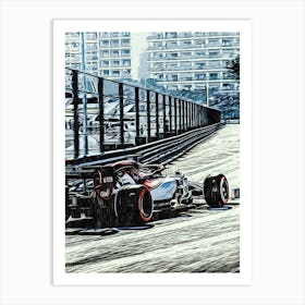 Fast Formula 1 Art Print