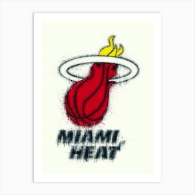 Miami Heat 1 Art Print