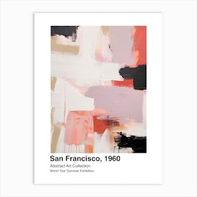 World Tour Exhibition, Abstract Art, San Francisco, 1960 7 Art Print
