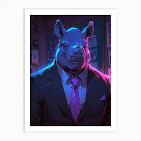 Rhinoceros Art Print