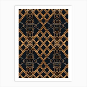 Deco Wallpaper 7 Art Print