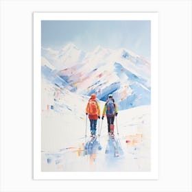 Kitzbuhel   Austria, Ski Resort Illustration 1 Art Print