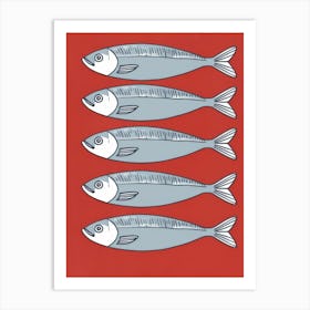 Sardines 7 Art Print