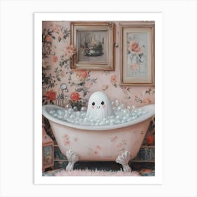 Ghost In The Bath Art Print