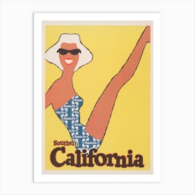 Sante Fe California Vintage Travel Poster Art Print