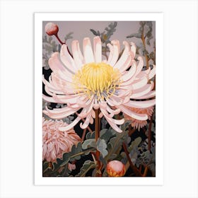 Everlasting Flower 4 Flower Painting Art Print