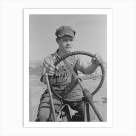 Son Of Mr Germeroth, Fsa (Farm Security Administration) Client In Sheridan County, Kansas By Russell Lee Art Print