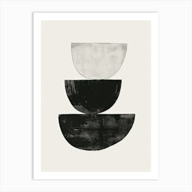 Makassar Stone Park Bauhaus Minimalist Art Print