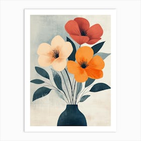 Flowers In A Vase 41 Art Print