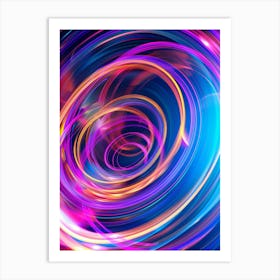 Abstract Swirls Background Art Print