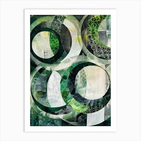 Abstract Circles 91 Art Print