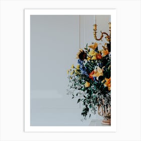 The Colours Of Summer Floral Decorative Flower Bouquet Art Print