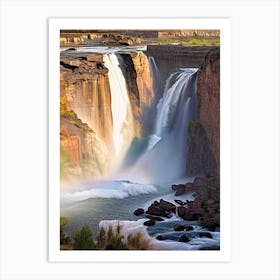 Shoshone Falls, United States Realistic Photograph (1) Art Print