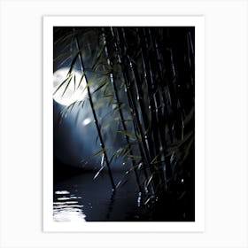 Moonlight Over Water Art Print