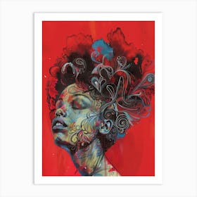 Afro-American Woman 58 Art Print