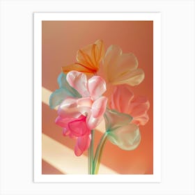 Dreamy Inflatable Flowers Orchid 3 Art Print