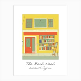 Limassol, Cyprus The Book Nook Pastel Colours 3 Poster Art Print