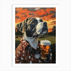 Whimsical Dogs 81 Art Print