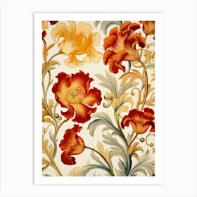 Floral Pattern 48 Art Print