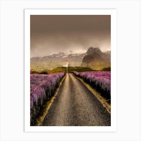 Road To Iceland Art Print