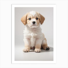 Golden Retriever Puppy 2 Art Print