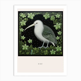 Ohara Koson Inspired Bird Painting Kiwi 1 Poster Art Print