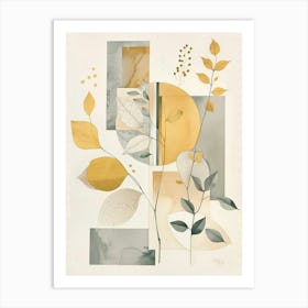 'Yellow Leaves' 2 Art Print