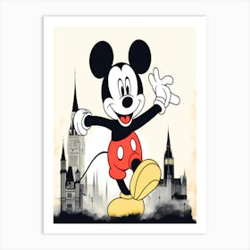 Mickey Mouse 5 Art Print