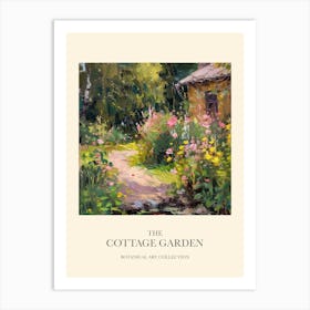 Cottage Garden Poster Enchanted Pond 7 Art Print