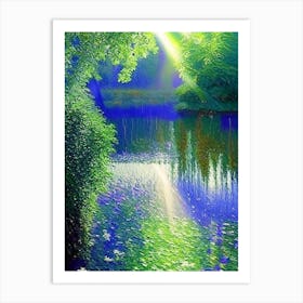 Claude Monet Foundation Gardens, 1,  France Classic Painting Art Print