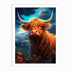 Highland Cow 2 Art Print