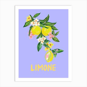 Limone Art Print