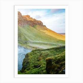 Geyser In Iceland Art Print