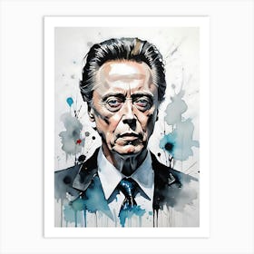 Christopher Walken Art Print