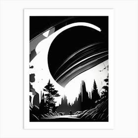 Ionosphere Noir Comic Space Art Print